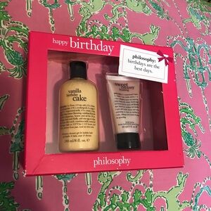 Philosophy Happy Birthday cake & sweet creamy frosting Bath gift set